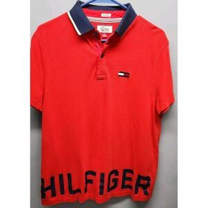 Tommy Hilfiger Denim Spell out Polo Shirt Size M